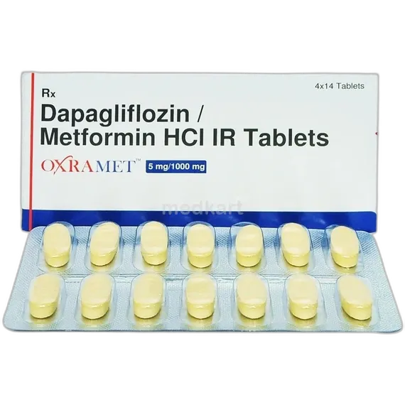 oxramet ir 5/1000mg tablet 14's